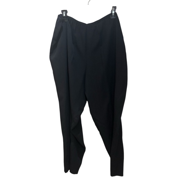 NWT Citron Santa Monica Silk Black Pull On Pant in Size 2X - Picture 6 of 7